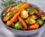 Crispy Maple Glazed Carrots and Brussel Sprouts Easy