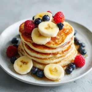 Healthy Banana Pancakes Recipe (Easy, Fluffy & Guilt-Free)