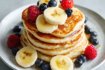 Healthy Banana Pancakes Recipe (Easy, Fluffy & Guilt-Free)