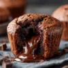 Homemade Chocolate Lava Muffins Dessert