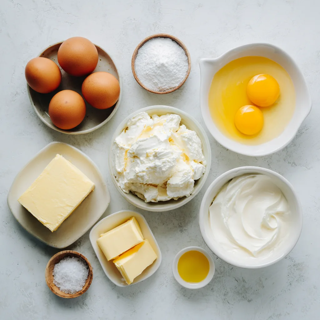 Ingredients for Carnivore Cheesecake Mousse Recipe