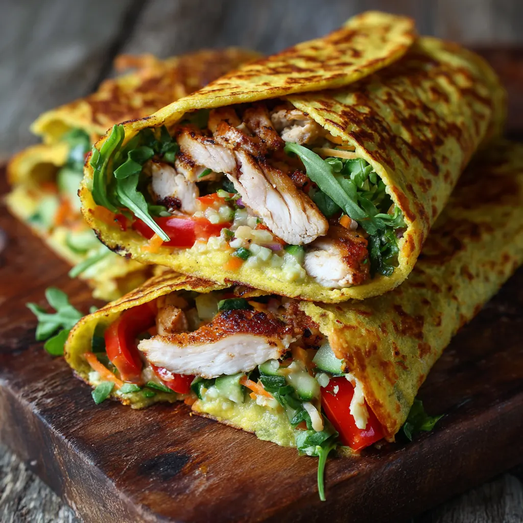 Keto Coconut Flour Flatbread Stacked on Plate