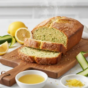 Moist & Zesty Lemon Zucchini Bread