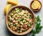 Lemony white bean salad
