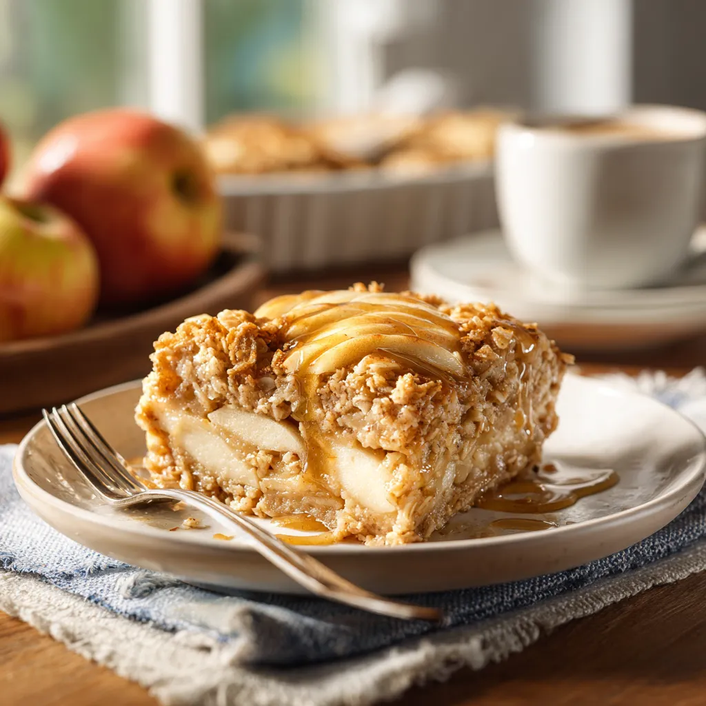 Make-Ahead Oatmeal Apple Breakfast Bake
