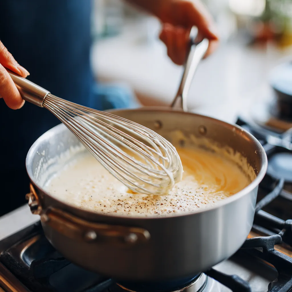 The creamy sauce brings Creamy Vegetable Casserole together.