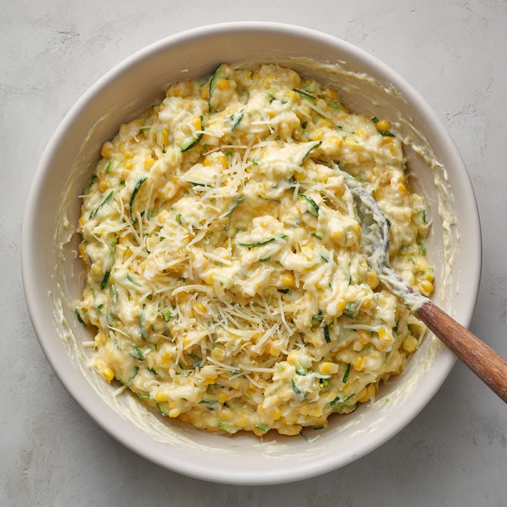 Zucchini Squash and Corn Casserole