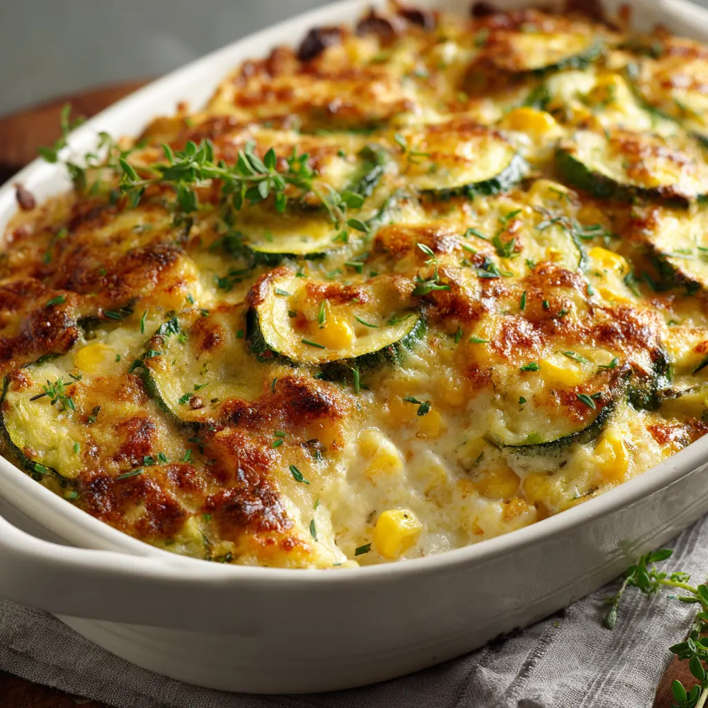 Zucchini Squash and Corn Casserole Recipes