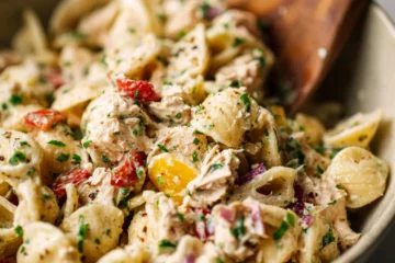 Creamy and Simple Easy Tuna Pasta Salad Recipe