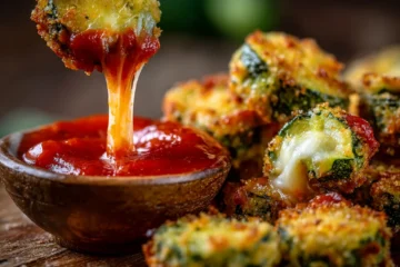 The Easiest Low Carb Snack Ever: Golden, Crunchy Zucchini Bites