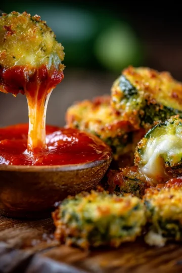 The Easiest Low Carb Snack Ever: Golden, Crunchy Zucchini Bites