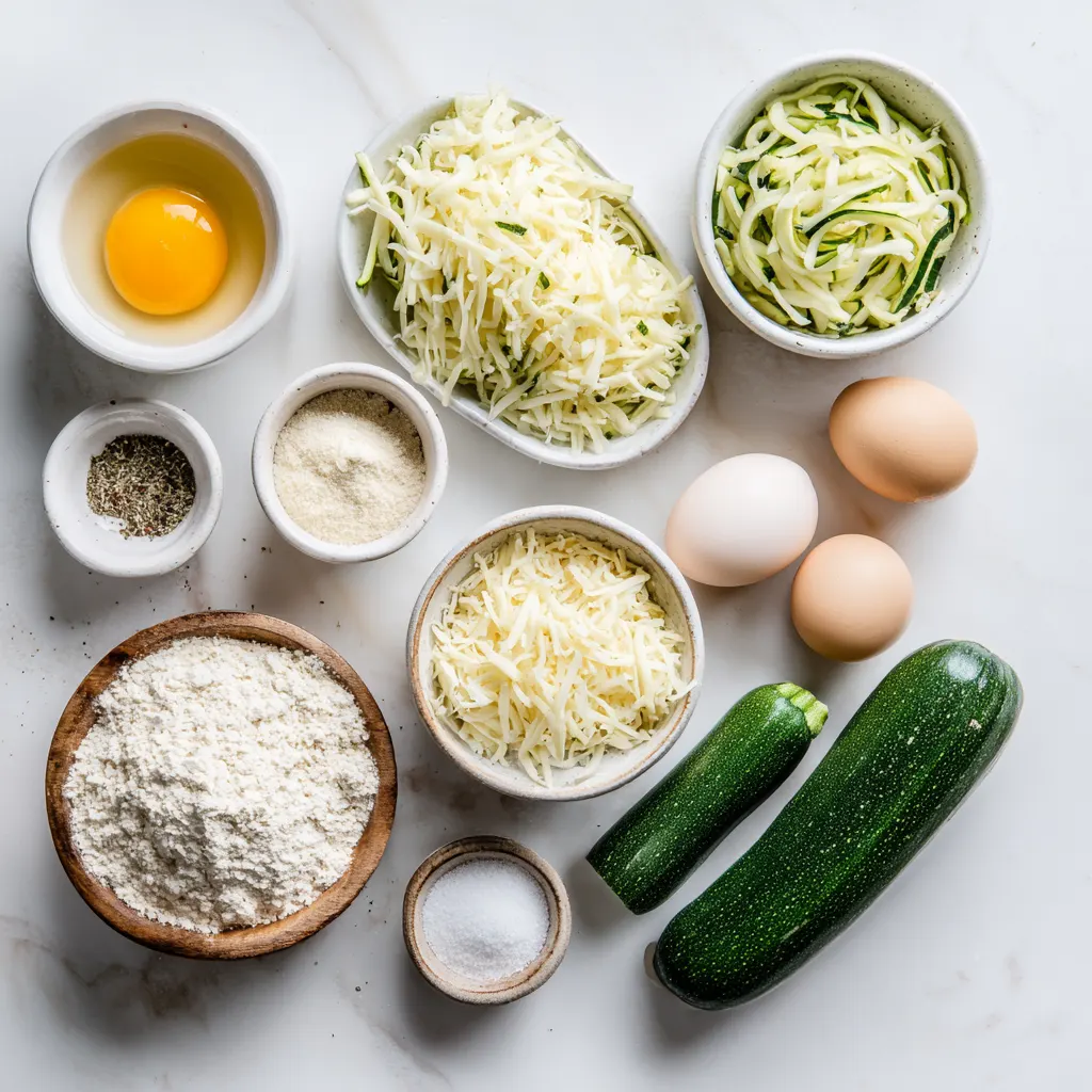 Ingredients You'll Need   “Your New Favorite Low Carb Snack: Easy, Cheesy Zucchini Bites”