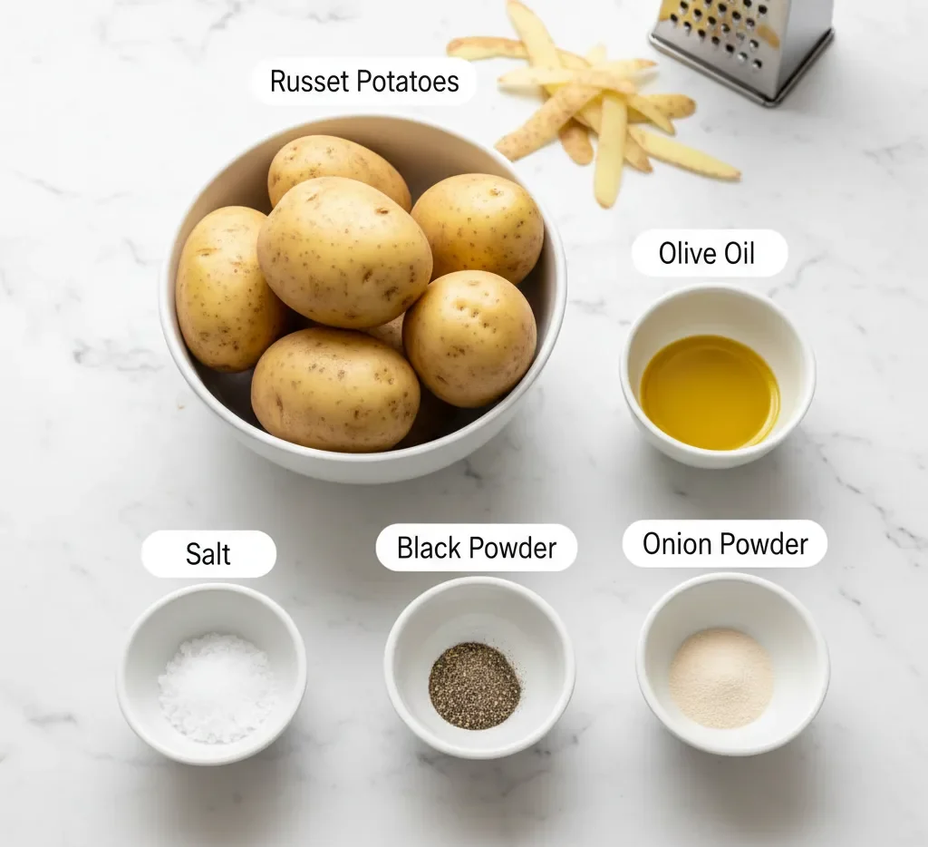 Air Fryer Hashbrowns From Scratch – Crispy & Easy