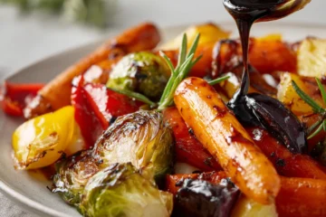 Balsamic Glazed Roasted Vegetables (Crispy, Caramelized)