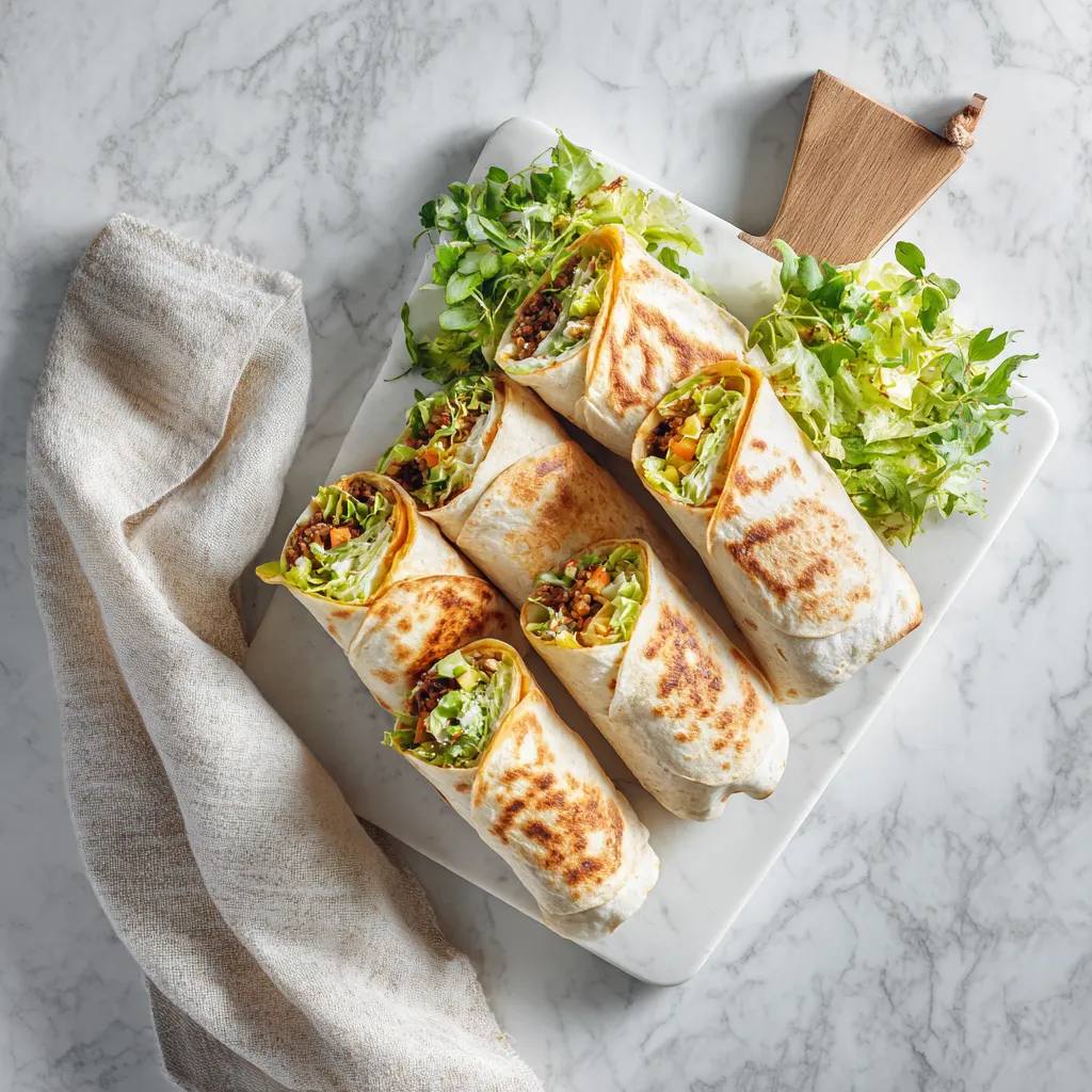 Big Mac Wraps – Easy Cheeseburger Wrap Recipe