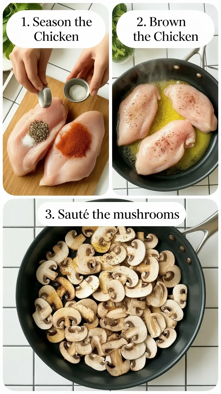 Chicken With Mushrooms – Quick Cozy Dinner Everyone Loves