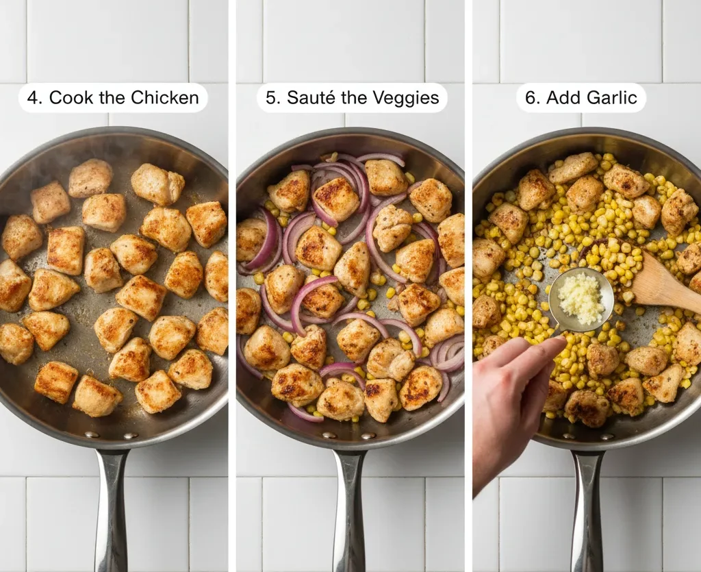 Chili Lime Chicken and Corn Skillet – Bold Flavor, Minimal Cleanup