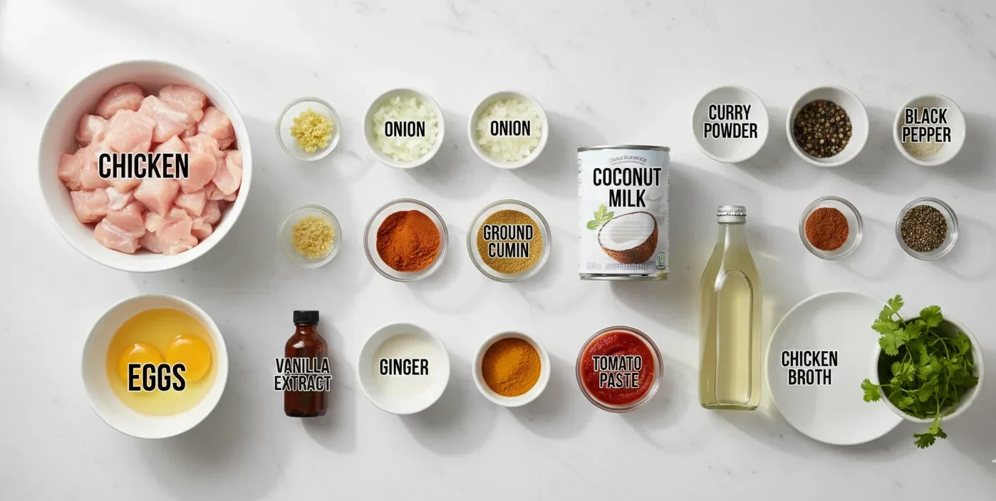 Coconut Chicken Curry Made Easy with Simple Ingredients 