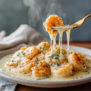 Creamy Garlic Shrimp Skillet (Keto, Low Carb, One Pan)