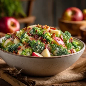 Creamy Honeycrisp Apple Broccoli Salad