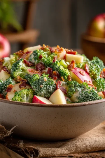 Creamy Honeycrisp Apple Broccoli Salad