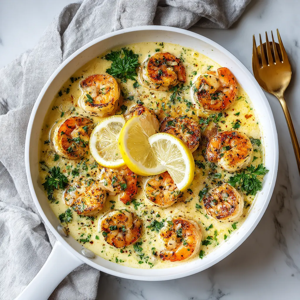 Creamy Keto Garlic Shrimp Skillet – Rich, Easy & Low Carb