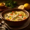 Creamy Lemon Chicken Orzo Soup