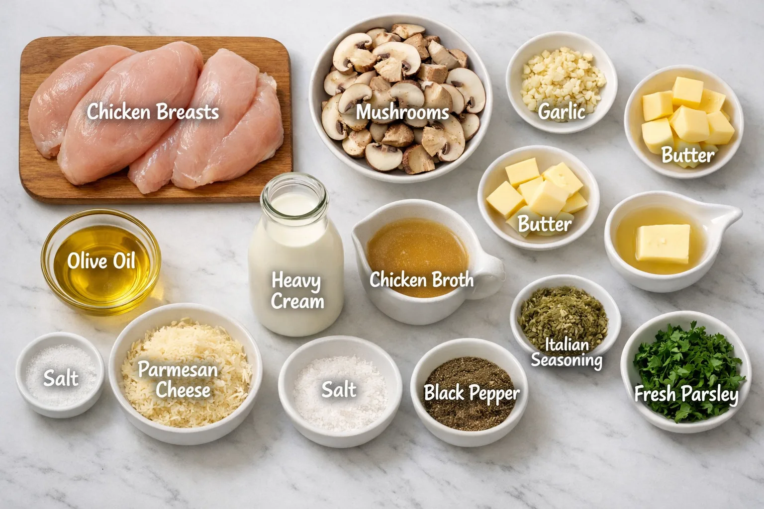 Creamy Mushroom Chicken – Easy One-Pan Dinner Recipe