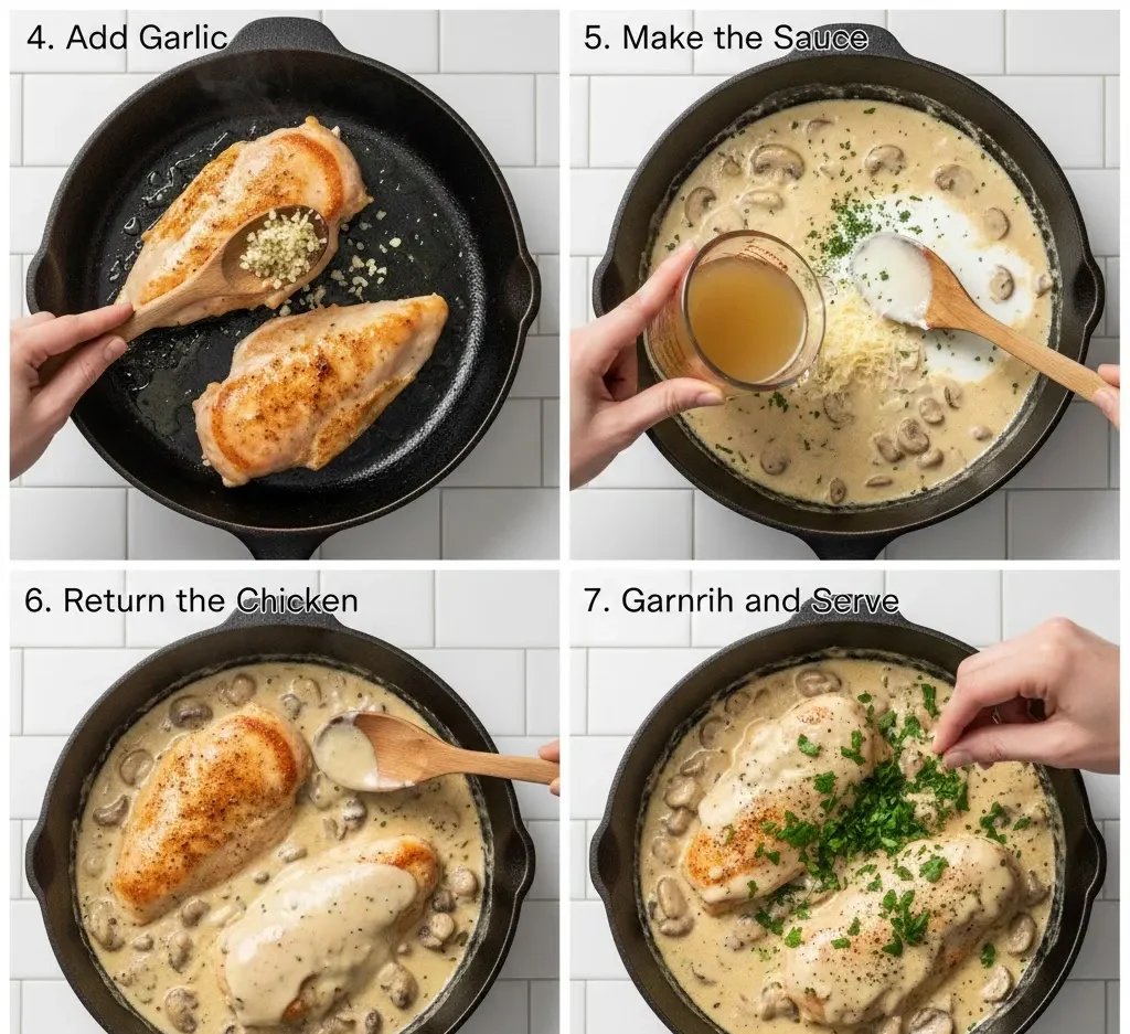 Creamy Mushroom Chicken – Weeknight Comfort Food