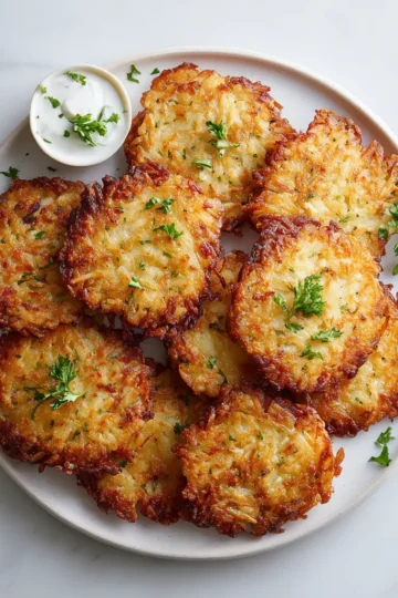 Crispy Air Fryer Hashbrowns From Scratch