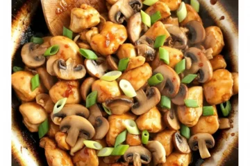Easy Black Pepper Chicken with Mushrooms