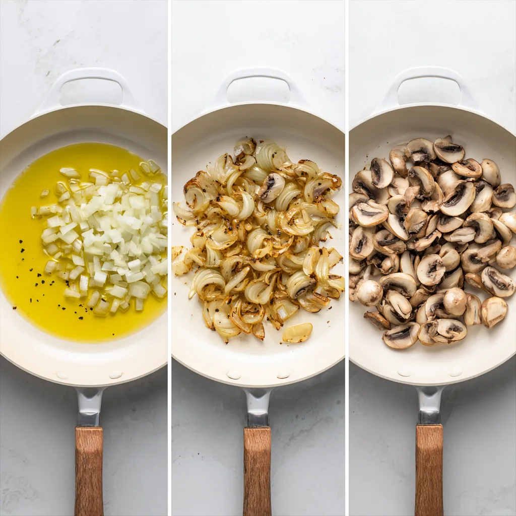 Easy Green Beans with Caramelized Shallots and Mushrooms – One Pan