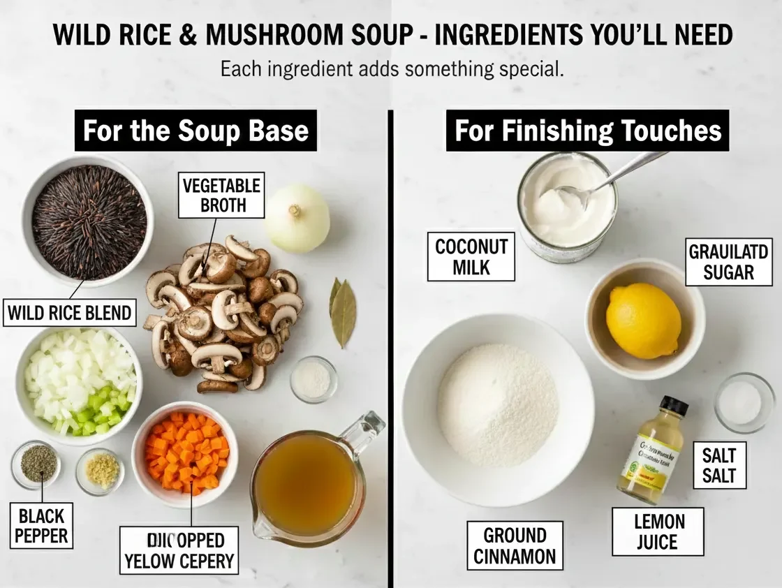 Easy Mushroom And Wild Rice Crockpot Soup