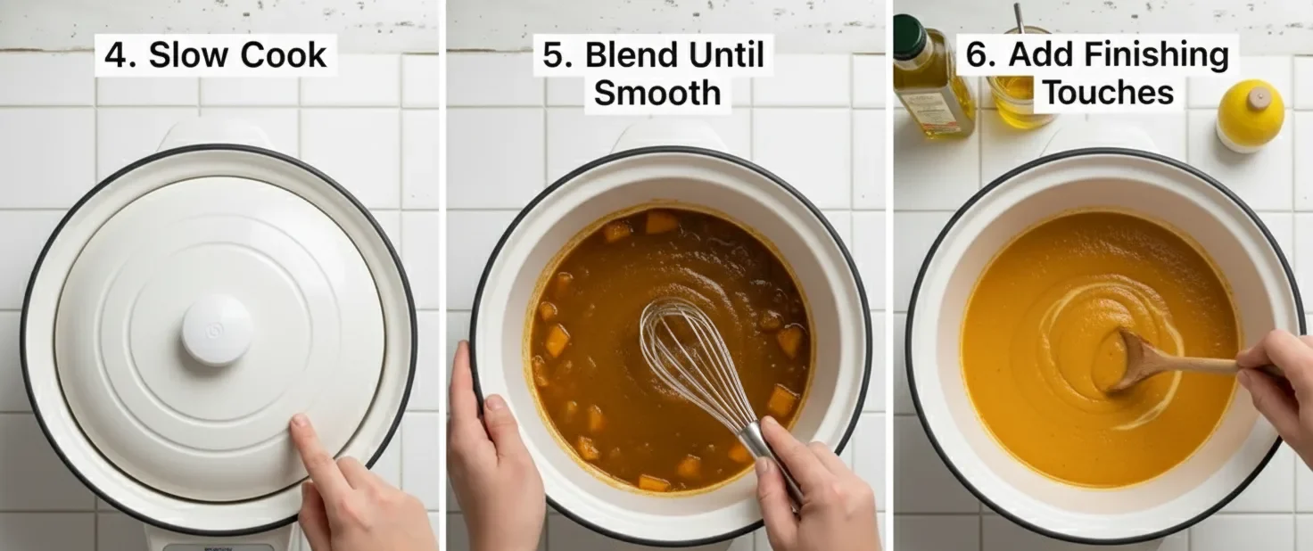 Slow Cooker Butternut Squash Apple Crockpot Soup