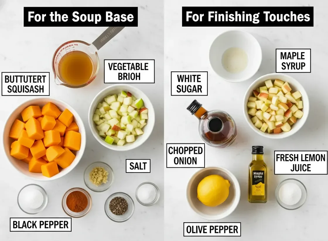 Healthy Butternut Squash Apple Crockpot Soup