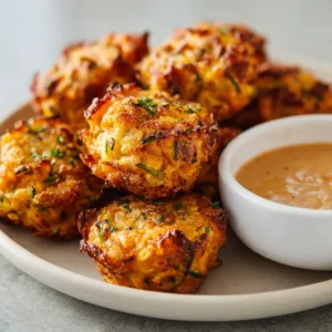 Healthy Baked Sweet Potato Zucchini Tots Recipe