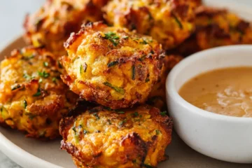 Healthy Baked Sweet Potato Zucchini Tots Recipe