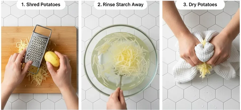 Homemade Air Fryer Hashbrowns From Scratch