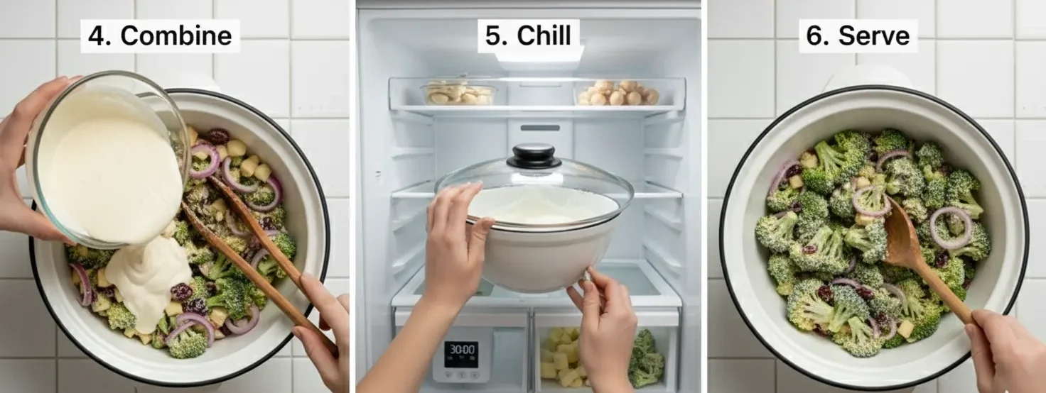 Homemade Honeycrisp Apple Broccoli Salad