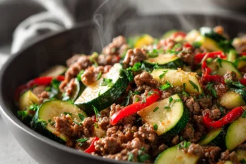 Keto Ground Beef Zucchini Skillet (20-Minute Dinner)
