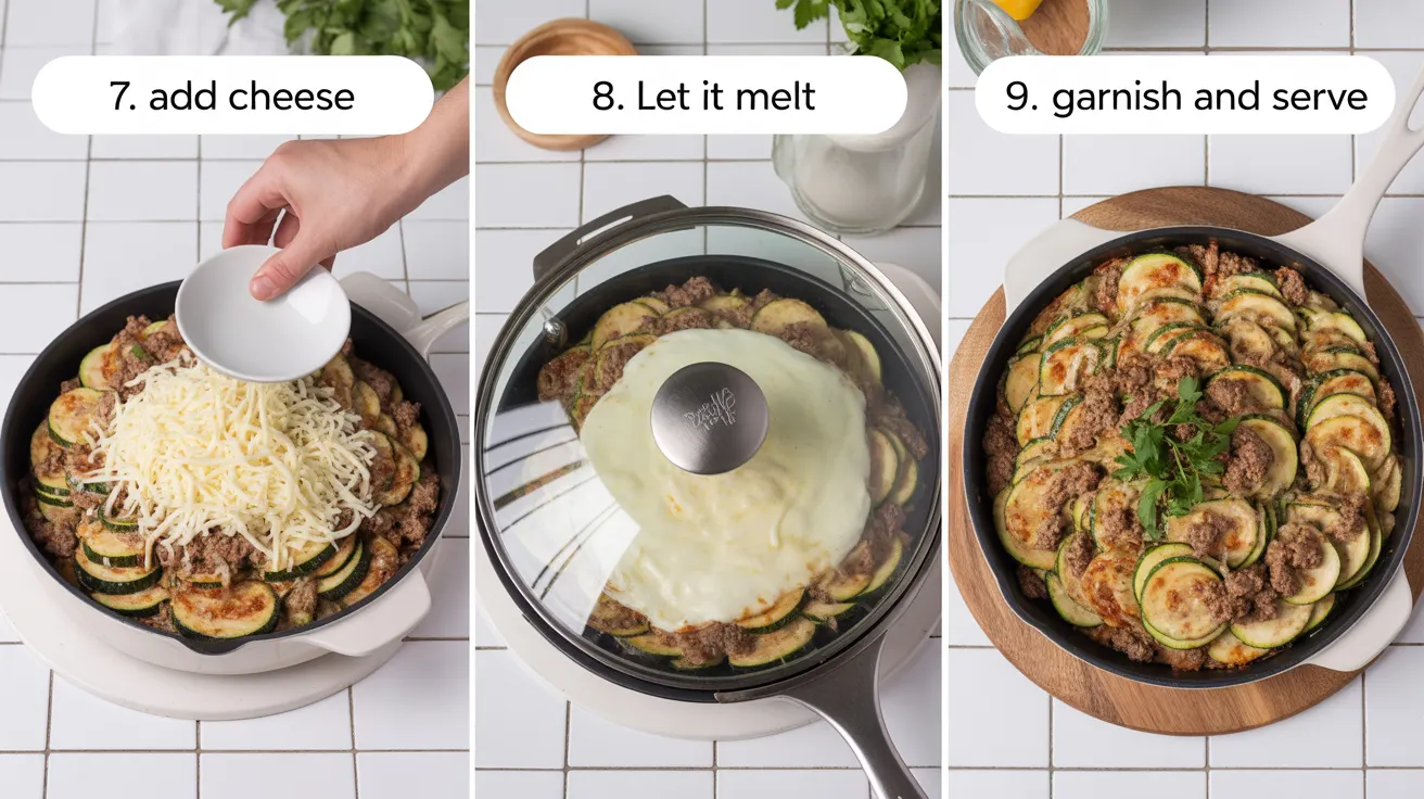 Keto Ground Beef Zucchini Skillet Dinner in 30 Minutes