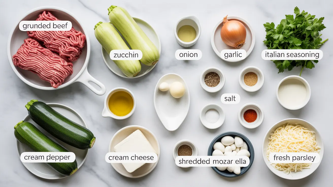 Keto Ground Beef Zucchini Skillet – One Pan, Low Carb