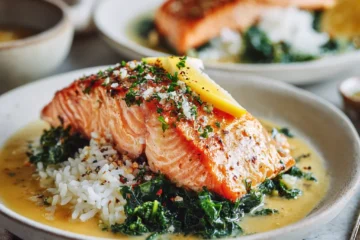Keto Salmon Lunch Bowls With Lemon Butter (20-Minute Recipe)