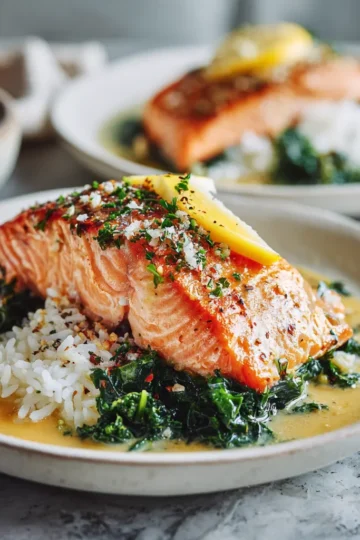 Keto Salmon Lunch Bowls With Lemon Butter (20-Minute Recipe)
