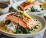 Keto Salmon Lunch Bowls With Lemon Butter (20-Minute Recipe)
