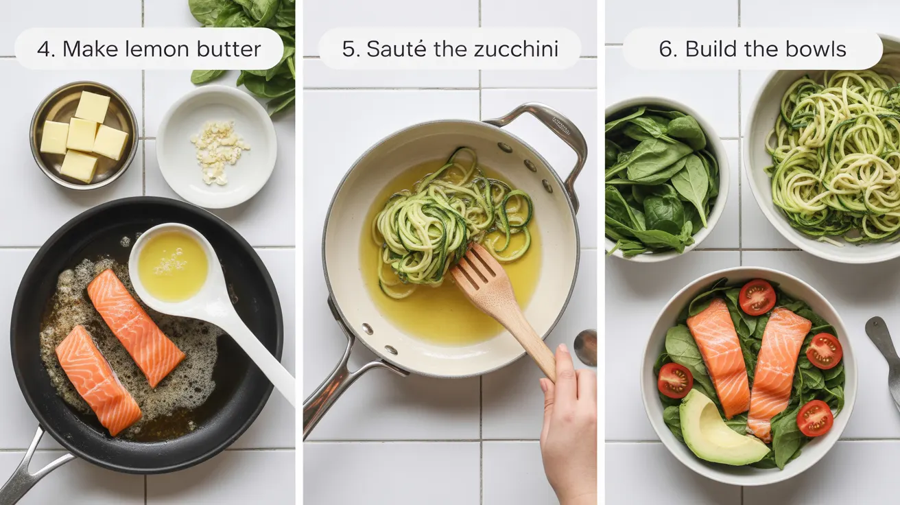 Keto Salmon Lunch Bowls With Lemon Butter – Gluten-Free Recipe