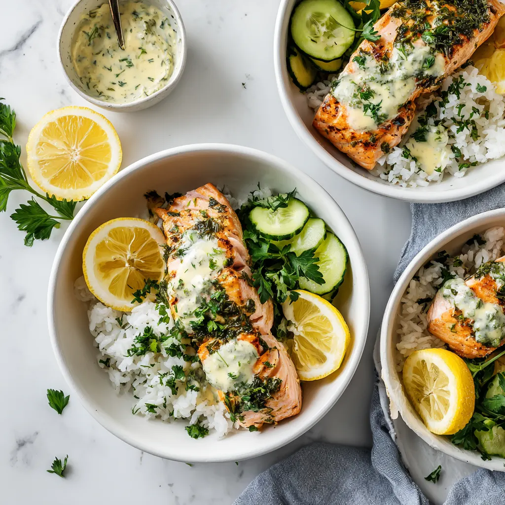 Keto Salmon Lunch Bowls With Lemon Butter – Quick Meal Prep