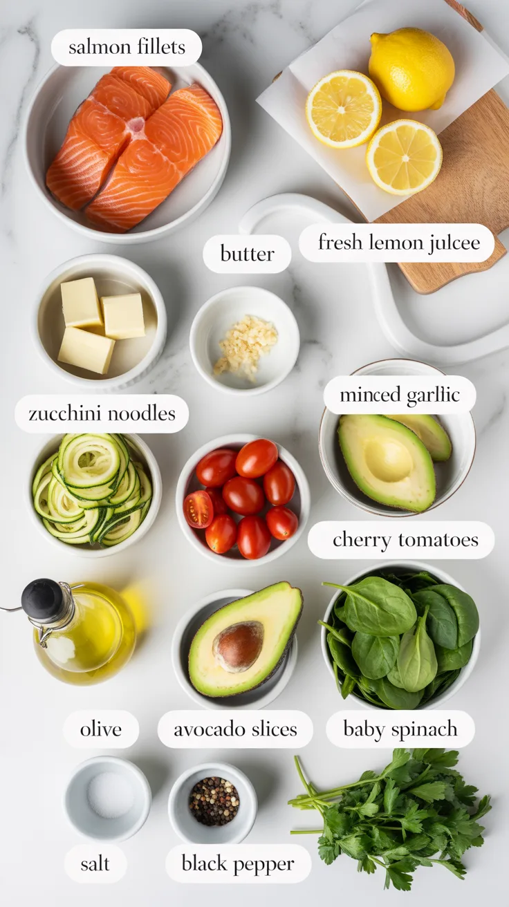 Keto Salmon Lunch Bowls With Lemon Butter – Simple Keto Lunch