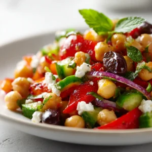 Mediterranean Chickpea Salad Everyone Asks for the Recipe Of