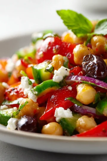 Mediterranean Chickpea Salad Everyone Asks for the Recipe Of